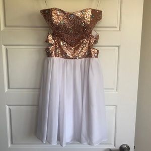 Strapless Formal Dress